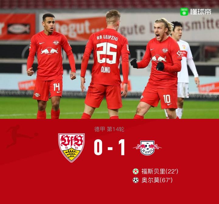 RB莱比锡客场大胜，稳固积分榜前列位置的简单介绍